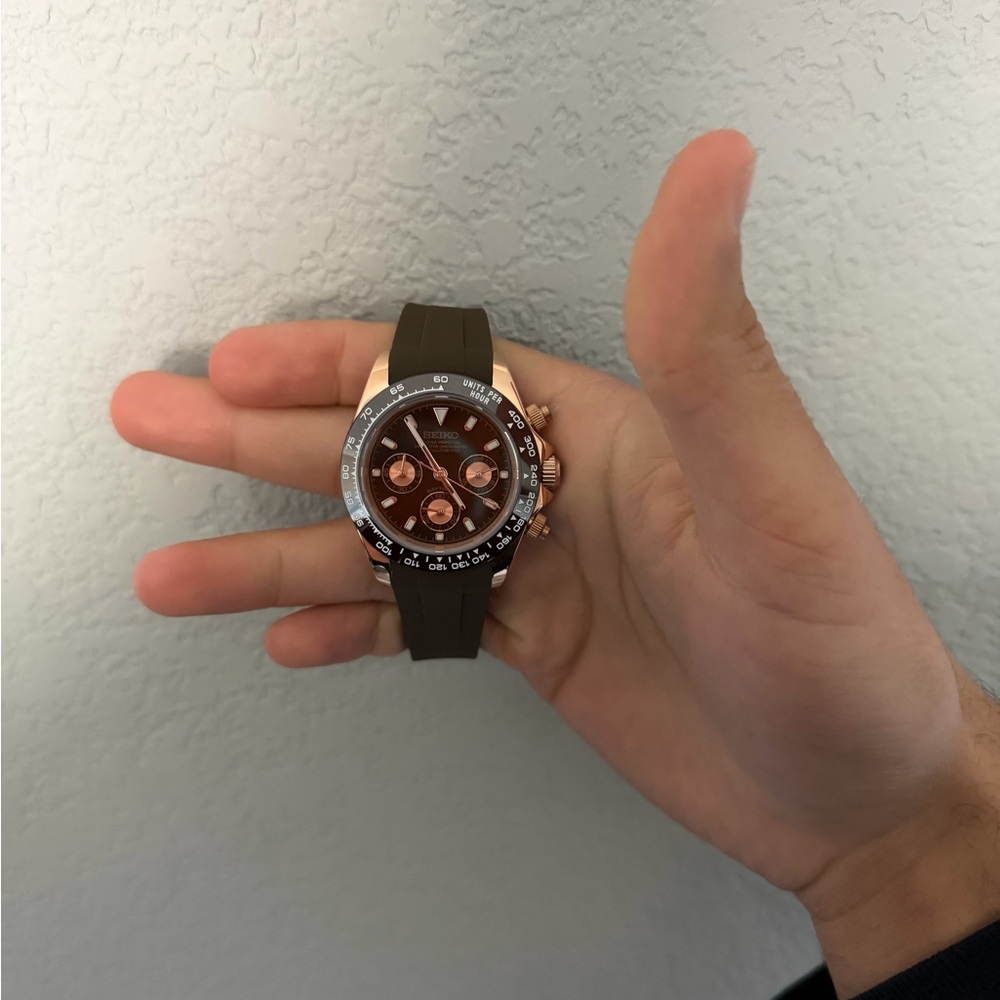 Seiko Mod: Caramel Mocha Daytona - Picture 10 of 14